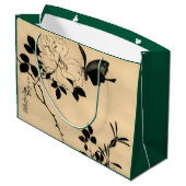 CUSTOM GIFT BAG JAPANESISCHER DRUCK GROßE GESCHENKTÜTE (Rückseite Schrägansicht)