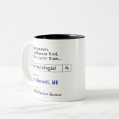 Custom Gift Best Neurologist Zweifarbige Tasse (Vorderseite Links)