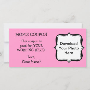CUSTOM GIFT COUPON FÜR DIE MAMA
