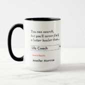 Custom Gift for Life Coach Tasse (Links)