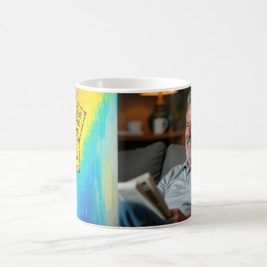 Custom Gift for Vathers Day Coffee Tasse (Mittel)