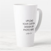 Custom Gift Jumbo Mug 17oz. Milchtasse (Rechte Ecke)