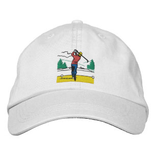 Custom Gift Swinggolfer auf Classic Bestickte Baseballkappe