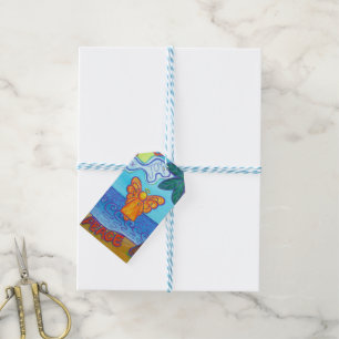 Custom Gift Tag Cards für Beach Angel Holiday Geschenkanhänger