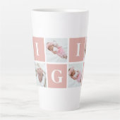 Custom Gigi Großmutter 5 Foto Collage Milchtasse (Vorderseite)
