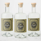 Custom Gin Flasche Alkoholflaschenetikett (Flaschen)
