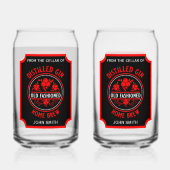 Custom Gin Flasche Dosenglas (Vorderseite)