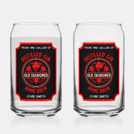 Custom Gin Flasche Dosenglas