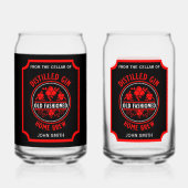 Custom Gin Flasche Dosenglas (Rückseite)