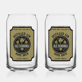 Custom Gin Flasche Dosenglas