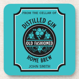 Custom Gin Flasche Getränkeuntersetzer