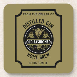 Custom Gin Flasche Getränkeuntersetzer