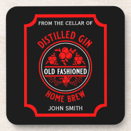 Custom Gin Flasche Getränkeuntersetzer