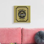 Custom Gin Flasche Leinwanddruck (Insitu (Wohnzimmer))