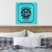 Custom Gin Flasche Leinwanddruck (Insitu (Schlafzimmer))