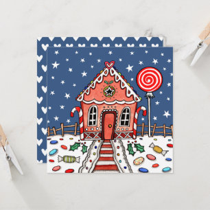 Custom Gingerbread House Einladung