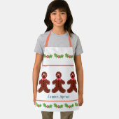 Custom Gingerbread Man Weihnachten Schürze (Insitu)