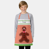 Custom Gingerbread Man Weihnachten Schürze (Getragen)