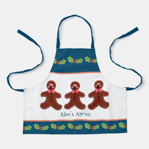 Custom Gingerbread Man Weihnachten Schürze