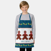 Custom Gingerbread Man Weihnachten Schürze (Getragen)