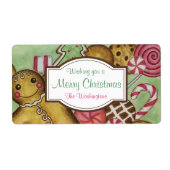 Custom Gingerbrot Weihnachtsmarken (Vorne)