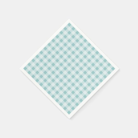 Custom Gingham Karo karierte Muster Papierserviett Serviette (Ecke)