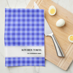 Custom Gingham Kitetücher Geschirrtuch