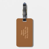 Custom Giraffe Gepäckmarke Gepäckanhänger (Rückseite vertikal)