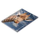Custom Giraffe Personalisiertes Notebook Notizblock (Linke Seite)