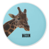 Custom, Giraffe pull knob Keramikknauf (Vorderseite)