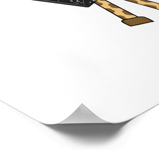 Custom Giraffe School Welcome Poster (Ecke)