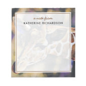 Custom Giraffe Watercolor Malerei Art Notizblock (Vorderseite)