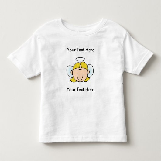 Custom Girl Blond Angel T - Shirt (Vorderseite)