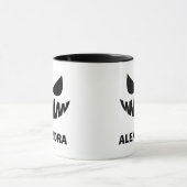 Custom Girl Kürbislaterne Pumpkin Face Halloween Tasse (Zentrum)