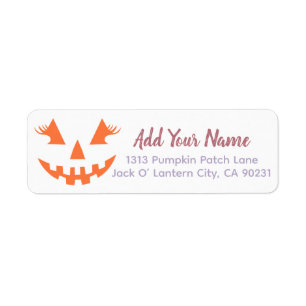 Custom Girl Kürbislaterne Pumpkin Halloween