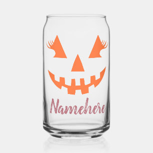 Custom Girl Kürbislaterne Pumpkin Halloween Dosenglas