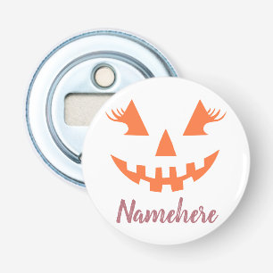 Custom Girl Kürbislaterne Pumpkin Halloween Flaschenöffner