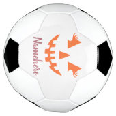 Custom Girl Kürbislaterne Pumpkin Halloween Fußball (Gedreht)