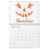 Custom Girl Kürbislaterne Pumpkin Halloween Kalender (Feb 2027)