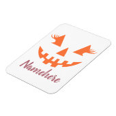Custom Girl Kürbislaterne Pumpkin Halloween Magnet (Linke Seite)