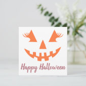 Custom Girl Kürbislaterne Pumpkin Halloween Programm (Stehend Vorderseite)