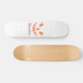 Custom Girl Kürbislaterne Pumpkin Halloween Skateboard (Horizontal)