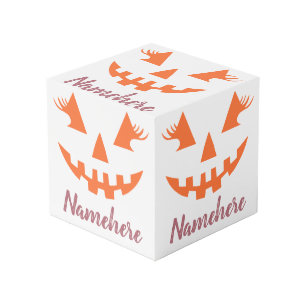 Custom Girl Kürbislaterne Pumpkin Halloween Würfel
