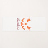 Custom Girl Kürbislaterne Pumpkin Halloween Yogamatte (Vorderseite (Horizontal))