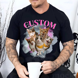 Custom Girlfriend Face Bootleg Rap T-Shirt