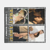 Custom Girlfriend-Geschenk zum Geburtstag Fleecedecke (Vorderseite (Horizontal))