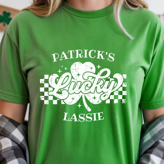 Custom Girlfriend's Name St Patrick's Day Lucky T-Shirt
