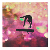 Custom Girls Gymnastics Cube Würfel (Vorderseite)