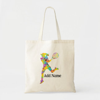 Custom Girls Tennis Double Sided Action Tote Bag Tragetasche