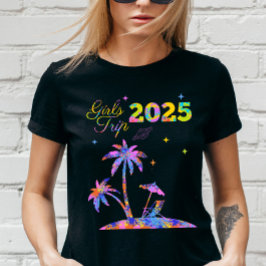 Custom Girl's Trip 2025 Bachelorette T-Shirt